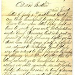 1863 Letter from A. H. Clark to Elias Clark Jr