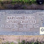 Chidester Grave Marker