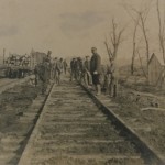 U.D. Clark working on the railroad