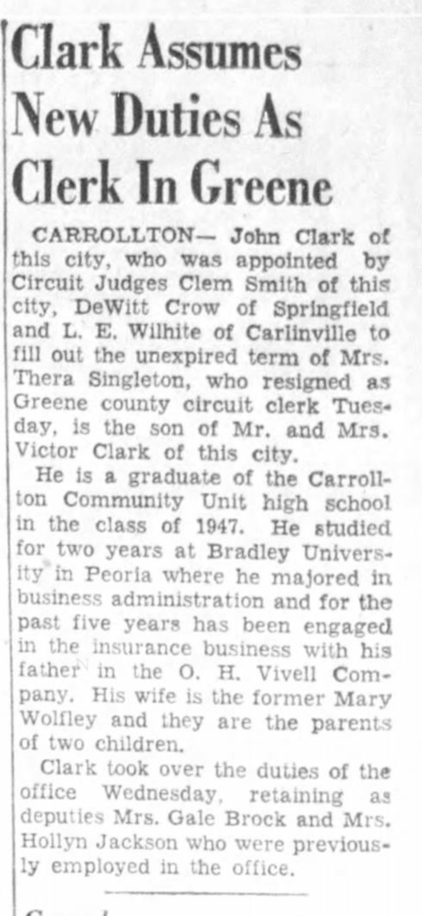 Jacksonville Daily Journal January 20, 1956