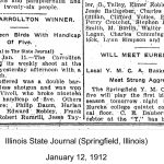O.H. Vivell shooting contest, Illinois State Journal, Jan 12, 1912