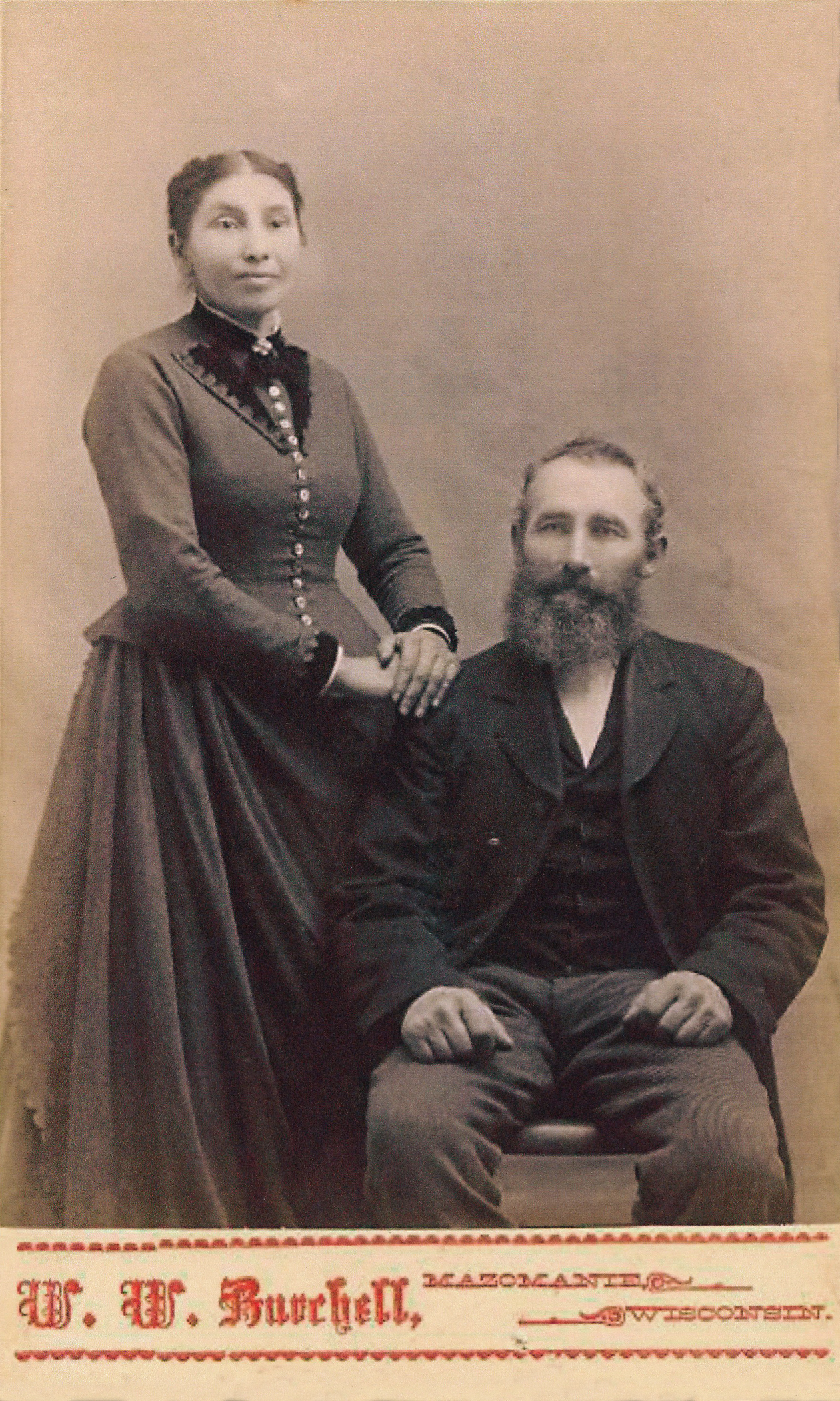 Julia Vivell (Frank Vivell Sr. sister) and her husband, Ulrich Gitzendonner
